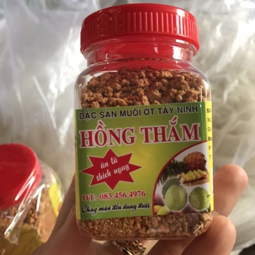 Muối ớt cay Tây Ninh Hồng Thắm 90g - Ảnh 1