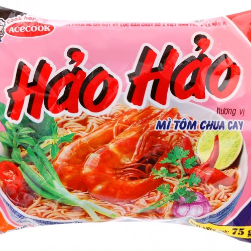 Mì Hảo Hảo tôm chua cay 75g (thùng 30 gói) - Ảnh 1