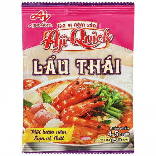 Gia vị nêm sẵn lẩu Thái Aji-Quick gói 50g - Ảnh 1