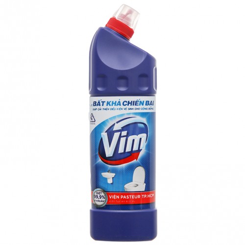 Nước tẩy bồn cầu & nhà tắm VIM diệt khuẩn 880ml - Ảnh 1