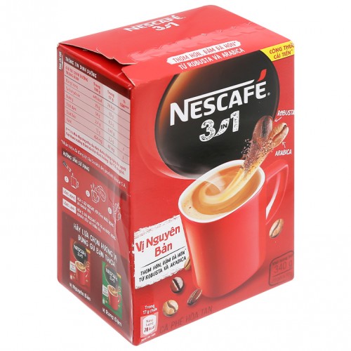 Cà phê sữa NesCafé 3 in 1 đậm đà hài hòa 340g - Ảnh 1