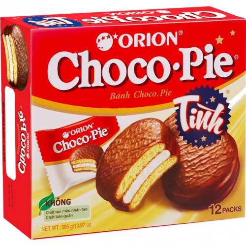 Bánh Choco-pie hộp 396g (12 cái). Tặng thêm 2 cái, giá không đổi - Ảnh 1