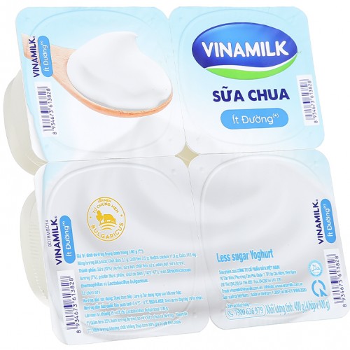 Sữa chua Vinamilk ít đường 100g - Ảnh 1