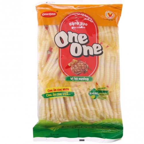 Bánh gạo vị bò nướng One One gói 150g - Ảnh 1