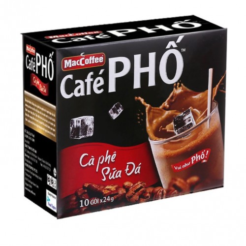 Cà phê sữa đá MacCoffee Café Phố 240g - Ảnh 1