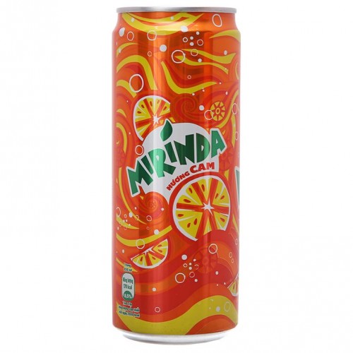 Mirinda vị cam lon 320ml - Ảnh 1