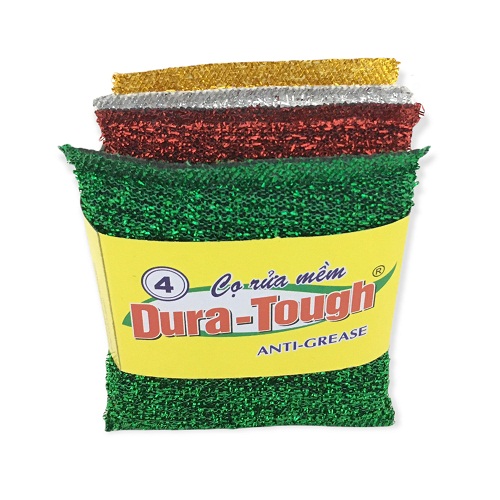 Cọ rửa mềm Dura-Tough 4 miếng kim tuyến - Ảnh 1