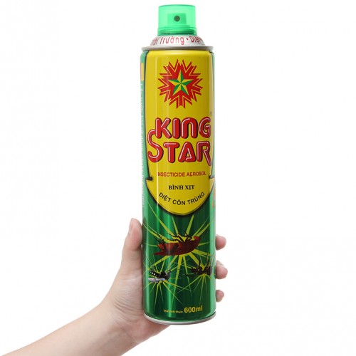 Bình xịt côn trùng King Star hương chanh 600ml - Ảnh 1