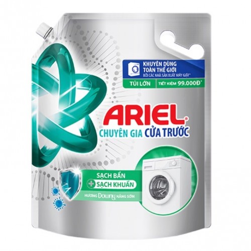 Nước giặt Ariel cửa trước hương Downy nắng sớm túi 1.7kg - Ảnh 1