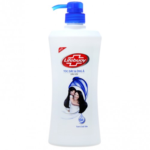 Dầu gội Lifebuoy tóc dày óng ả 621ml. KM: Dây Clear 48h sạch gàu - Ảnh 1