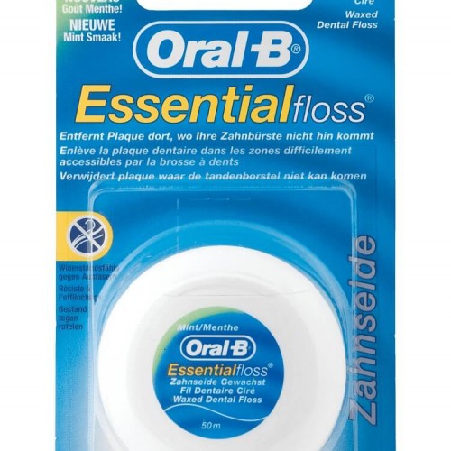 Chỉ nha khoa Oral-B Essential Floss, cuộn 50m - Ảnh 1