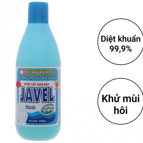 Nước tẩy quần áo trắng Mỹ Hảo Javel 300g - Ảnh 1