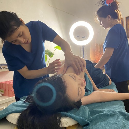 Massage bầu + kết hợp thai giáo - Ảnh 1